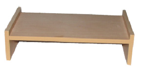 Monitor Stand Wooden Fixed Tawa